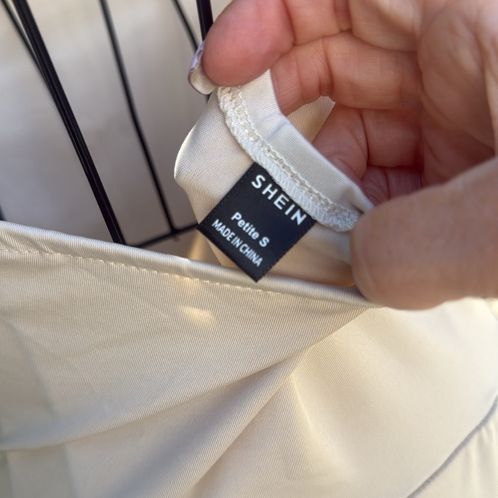 SHEIN beige petite small jumpsuit - Picture 4 of 4